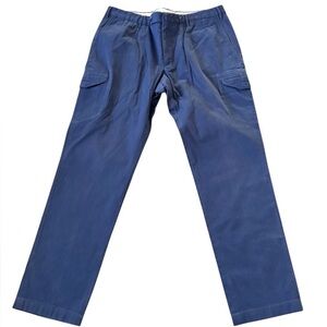 GTA Men’s Cotton Cargo Pants Size 36 Blue Slim Fit